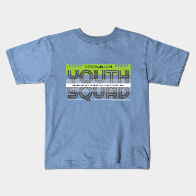 Youth Squad Kids T-Shirt by RamsApparel08